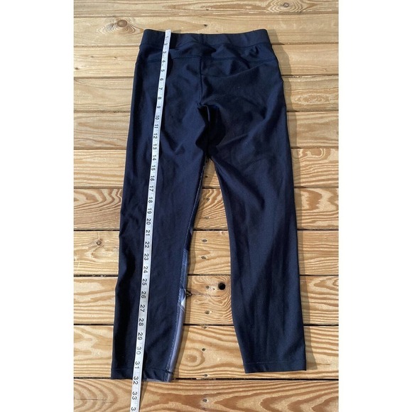 Under Armour Compression Leggings Size Medium Women’s Black Patterned - Picture 5 of 8